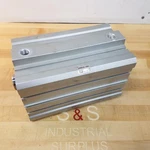 Smc ECDQ2B125-150DC Large Bore Compact Pneumatic Cylinder Used. Fixed Price $107.39.