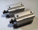 Smc CDQ2B32-50DCMZ Compact Pneumatic Cylinders (set Of ) **new**. Fixed Price $135.00.