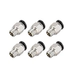 Uxcell Straight Pneumatic Push To Quick Connect Fittings 1/4 Inch Npt. Fixed Price $14.49.