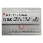 New Box Smc MXS16-50AS Type Air Slide Table Cylinder. Fixed Price $175.96.
