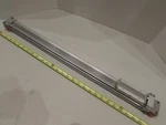New Smc MY1B25-500AS Linear Rail Pneumaticrodless Cylinder 28.5" Oal Air. Fixed Price $329.99.