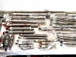 Lot Of 29 New Bimba Stainless Pneumatic Cylinders - Various Sizes Listed Below. Fixed Price $1200.00.