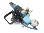 Mac Valves MM-A2B-231 Manifold W/ MV-A2B-A141-PM-6111JC9 Solenoid. Fixed Price $247.49.
