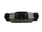Smc VP7-8-FIG-D Double Solenoid Valve 24VDC Nsnp. Fixed Price $64.00.
