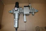 Smc Air Service Unit W/ Silencer & Mounting Feet AW60K-06D-8-XG. Fixed Price $150.00.