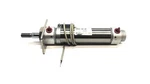 Smc Pneumatic Cylinder W/ (1) D-H7B Proximity Sensor CDM2F32-100A-H7B Nos. Fixed Price $129.55.
