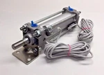 Smc CDA2L40-110Z-A54L Used Pneumatic Cylinder With Switches D-A54. Fixed Price $125.00.