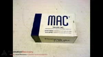 Mac Valves MV-P2A-AADA-DM-DFFP-1DP, Iso Solenoid Valve, New #288205. Fixed Price $128.13.