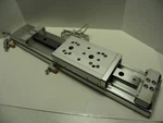 Smc MXW16-150 Linear Stage Air Powered Ball Rail Guided. Fixed Price $225.00.