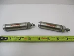 (2) Humphrey Pneumatic Cylinder # 7-S-1 W/ 3/4" Bore 1" Stroke Spring Return Vgc. Fixed Price $12.97.
