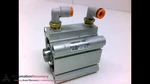 Smc CDQ2B50TF-30DZ With Attached Part Number Fitting Compact Cylinder, #206423. Fixed Price $23.75.