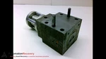 Bimba F0-312 Cylinder Attached 10127B Block, See Desc #189335. Fixed Price $40.63.