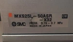 *new* Smc MXS25L-50ASR-X32 Air Slide Table Pressure. Fixed Price $299.00.