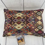 Hines Of Oxford Pillow 13X18 Inca Geometric Tapestry Colorful Rustic Country. Fixed Price $49.99.
