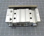 Smc MGPM63TN-25Z Compact Guide Cylinder Air Pneumatic Aluminum Used. Fixed Price $128.27.