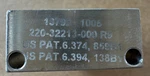 Lam Research Pneumatic Steel Block 220-32213-000 R9. Fixed Price $31.49.