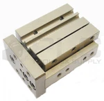 Destaco Robohand MPS-1-1 Mini Roller Bearing Dual V-rail Pneumatic Slide 0.5". Fixed Price $375.00.