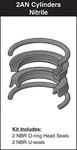 Parker Hannifin 7" Piston Seal Kit PK7002AN01 (nitrile). Fixed Price $144.08.