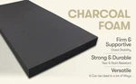 Foamtouch Variety Sizes Of Charcoal High Density Upholstery Cushion Sheets. Fixed Price $54.99.