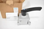 Festo VHER-H-B43C-N12 Hand Lever Valve 4/3 1/2" Npt Female. Fixed Price $299.99.