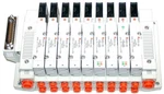 Smc SV2100-5FU SV2A00-5FU 9 Unit Solenoid 24V Stack Up Bank Assembly. Fixed Price $299.00.