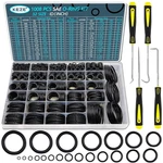 1008 Pcs Sae O Ring KIT,32 Sizes Usa Standard Nitrile 70A Rubber Seals Inch. Fixed Price $34.39.