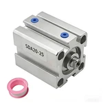Sda 20X25 Pneumatic Air Cylinder Aluminum Thin Compact. Fixed Price $25.64.