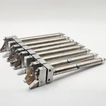 Lot Of 8 American 437SNHS-2.00 Stainless Pneumatic Cylinders Used. Fixed Price $149.99.