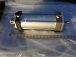 4-INCH Bore, 9-INCH Stroke Double-acting Pneumatic Air Cylinder. Fixed Price $129.99.
