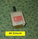 Compact Air Double Acting Cylinder S34X34 (43220-08-B2). Fixed Price $18.00.