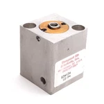 Compact S34X34 Pneumatic Cylinder, Bore: 0.75", Stroke: Ports: 10-32UNF. Fixed Price $23.50.