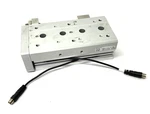 Smc MXS20-75 Guided Slide Cylinder 75MM Stroke Adjustable W/ Auto Switches. Fixed Price $114.99.