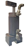 Heavy Duty Pneumatic Hydraulic Linear Actuator Cylinder W/ Flow Controls. Fixed Price $425.00.