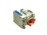 Smc VV5QC11-03N3SDA-S Manifold Base W/ VQC1000 Series Solenoids. Fixed Price $179.99.