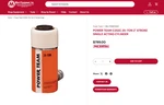 Spx Power Team C252C 25-TON 2" Stroke Single Acting Cylinder. Fixed Price $320.00.