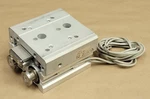 Smc MXS25-30A-M9NL Guided Cylinder, Air Slide Table With D-M9P Auto-switch. Fixed Price $200.00.