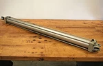 Tpc UAM2D63-4200-Y, 40" Stroke, 2.5" Bore Air Cyclinder Used. Fixed Price $189.52.