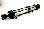 Numatics Pneumatic Air Cylinder Multi Piston Tie Rod- 3.375 And 6.25 Inch Stroke. Fixed Price $28.00.
