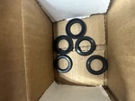Lot Of 5 Black Nitrile Rubber (nbr) Rotary Shaft Oil Seals - Industrial Surplus. Fixed Price $13.50.
