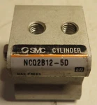Smc NCQ2B12-5D Aluminum Air Cylinder Compact Double Acting Single Rod 145PSI Max. Fixed Price $39.98.