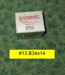 Compact Air Double Acting Cylinder B34X14 (43220-13-B2). Fixed Price $18.00.