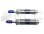 Lot Of 2 New Bimba 010.375-NR Pneumatic Cylinder, 7/16" Bore .375" Stroke. Fixed Price $82.00.