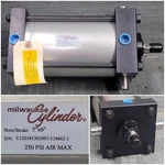 Never Used Milwaukee Cylinder 5" Bore 6" Stroke 250 Psi Pneumatic 5X6. Fixed Price $349.00.