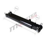 Hydraulic Cylinder Welded Double Acting 3" Bore 18" Stroke Clevis End 3X18 New. Fixed Price $324.45.