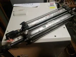 (2) Smc CA1DN50-320Y Pneumatic Cylinders. Fixed Price $150.00.