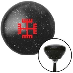Red Hands Of God Black Retro Metal Flake Knob W/ M16X1.5 Insert Shifter. Fixed Price $89.95.