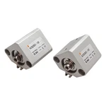 Lot Of Smc NCDQ2B20-10D Compact Cylinder 20MM Bore, 10MM Stroke, #10-32 Ports. Fixed Price $30.00.
