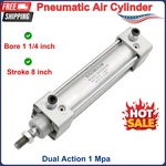 Baomain Pneumatic Air Cylinder 32-200 32MM Bore 200MM Stroke Screwed Piston. Fixed Price $28.66.