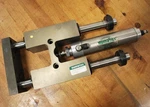 Numatics SH15003LB16DS4 Pneumatic Linear Slide, 4" - Parts Only. Fixed Price $50.53.