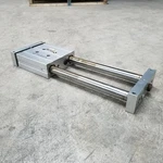 Phd 302009-07 Pneumatic Linear Slide Cylinder, 19" Travel Used. Fixed Price $88.44.